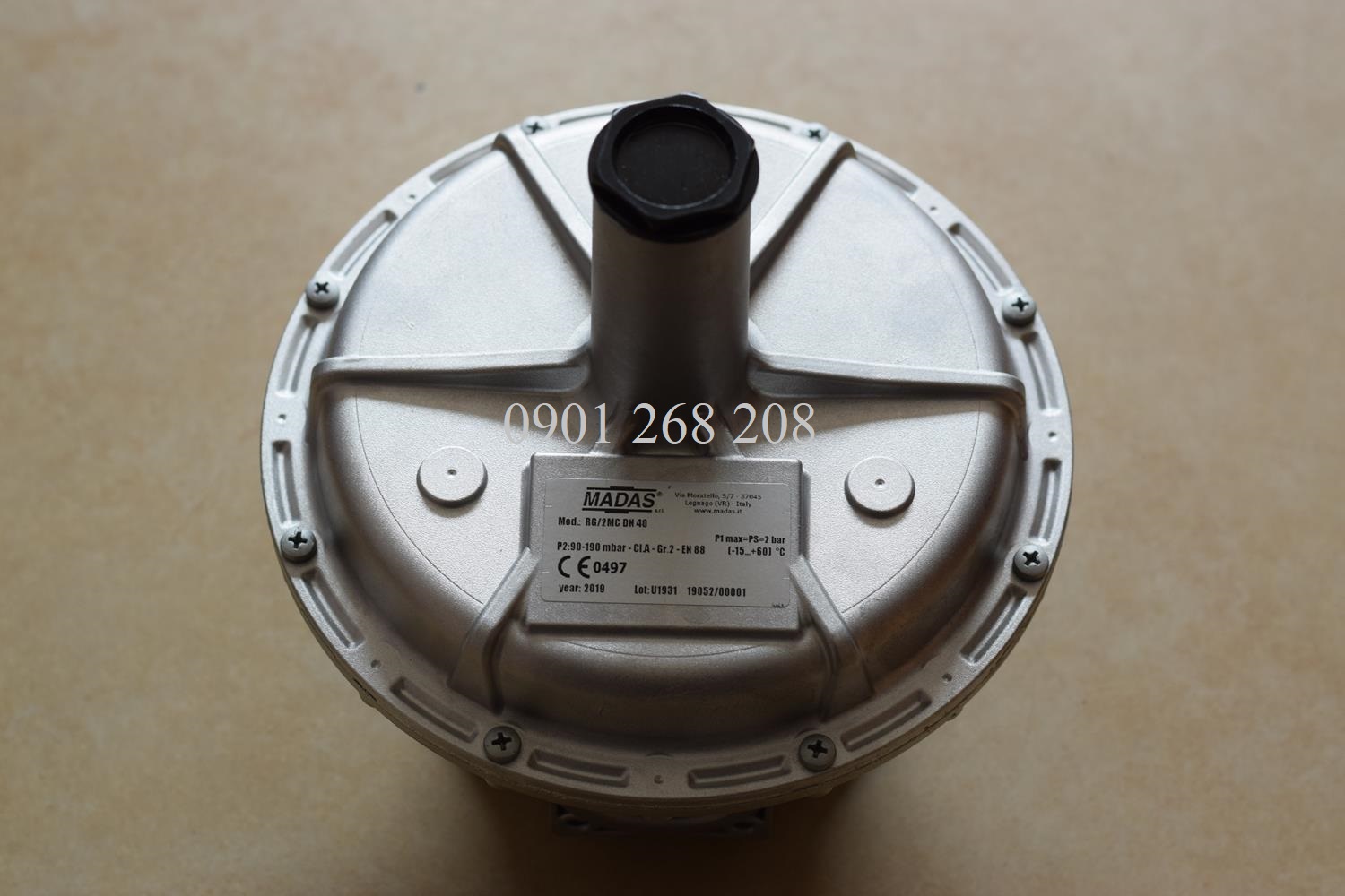 VAN ĐIỀU ÁP CẤP HAI MADAS RG/2MC DN40 90-190mbar